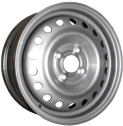 Диск штамп. EuroDisk 42A46R 13x5.0J/4x100 D54.1 ET46 Silver