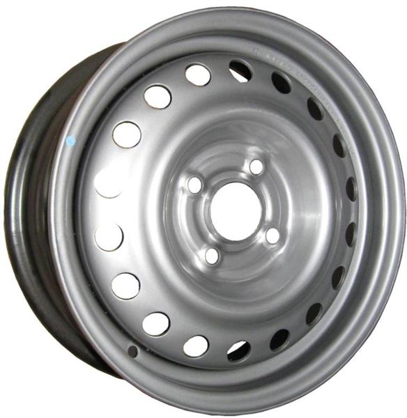 Диск штамп. EuroDisk 42A46R 13x5.0J/4x100 D54.1 ET46 Silver