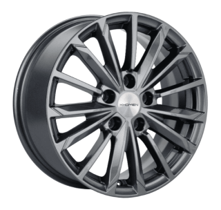 Диск литой Khomen Wheels KHW1611 (Huynday/Mazda) 16x6.5J/5x114.3 D67.1 ET45 Gray