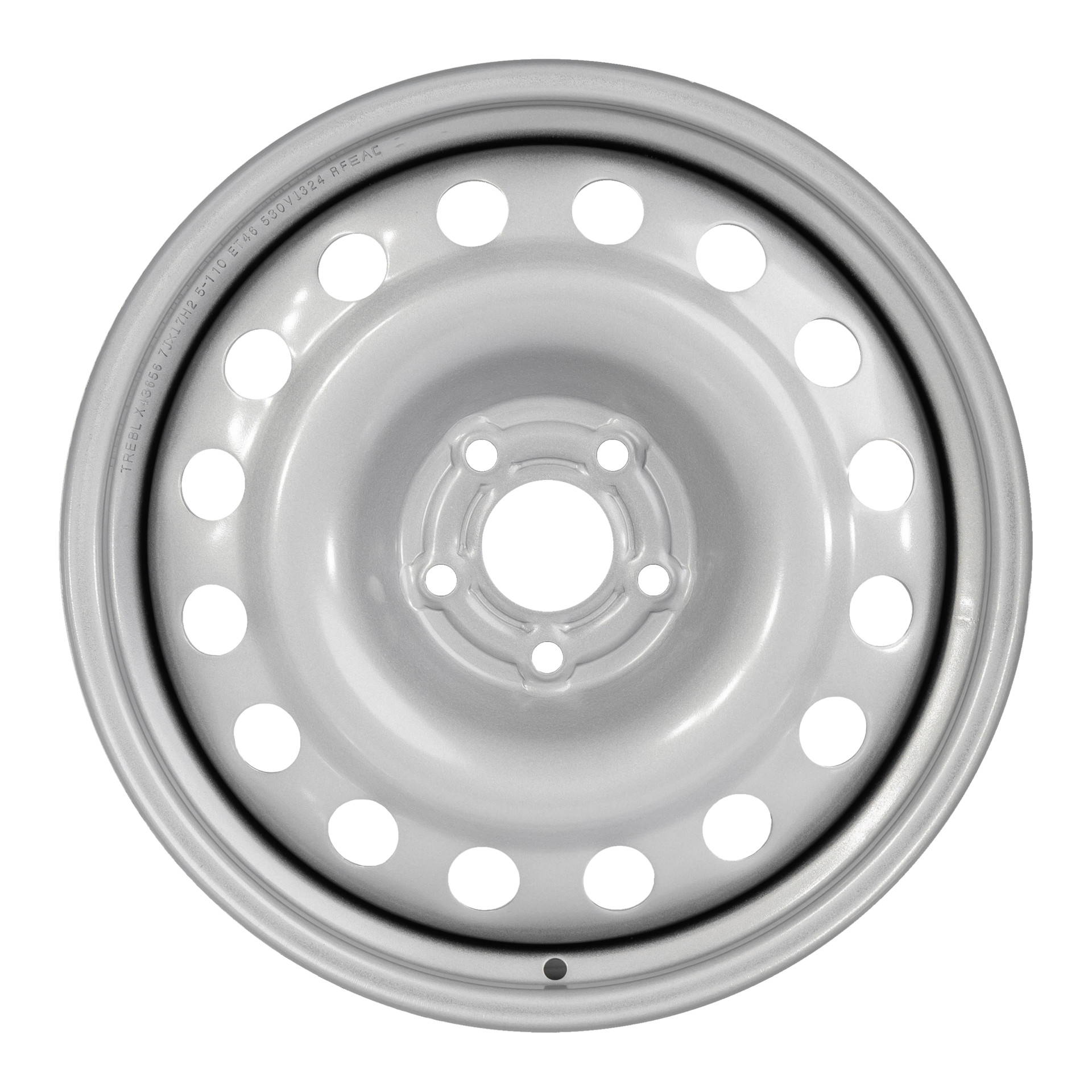 Диск штамп. Trebl X43656 17x7.0J/5x110 D63.3 ET46 Silver