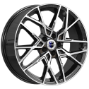 Диск литой КиК Вудроф 18x7.0J/5x114.3 D67.1 ET49 алмаз чёрный