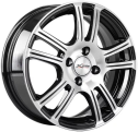 Диск литой X'trike X-105 15x6.0J/4x100 D67.1 ET35 BK/FP