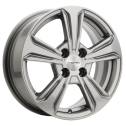 Диск литой Khomen Wheels KHW1502 15x6.0J/4x100 D60.1 ET50 G-Silver