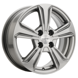 Диск литой Khomen Wheels KHW1502 15x6.0J/4x100 D60.1 ET50 G-Silver