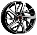 Диск литой Вектор 267 A 17x6.5J/4x100 D60.1 ET43 алмаз черный