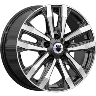 Диск литой КиК Мичиган 18x8.0J/5x130 D71.6 ET56 алмаз черный