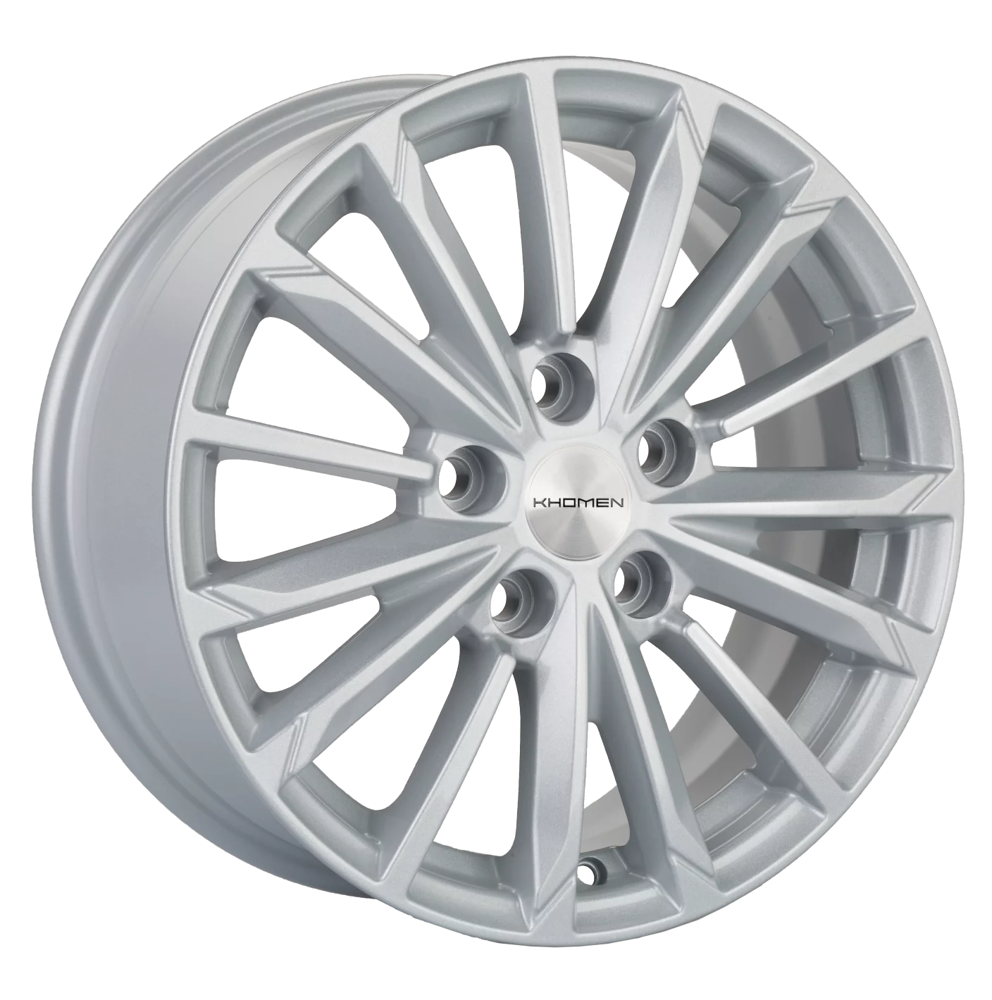 Диск литой Khomen Wheels KHW1611 (Ceed/Cerato/i30) 16x6.5J/5x114.3 D67.1 ET50 F-Silver