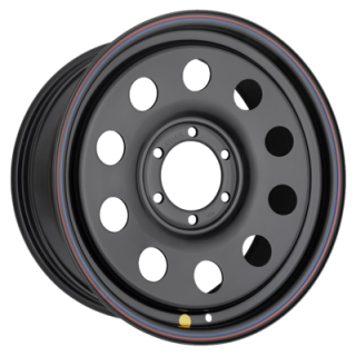 Диск штамп. Off-Road Wheels Toyota/Nissan 18x7.5J/6x139.7 D110 ET25 Черный