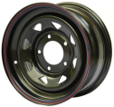Диск штамп. Off-Road Wheels Black 15x7.0J/5x139.7 D98 ET25 black matt