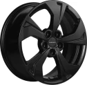 Диск литой Khomen Wheels KHW1724 (Exeed LX) 17x7.0J/5x108 D60.1 ET33 Black