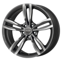Диск литой MAK Luft 19x8.0J/5x120 D72.6 ET37 Gun Metallic-Mirror Face
