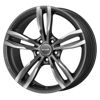 Диск литой MAK Luft 19x8.0J/5x120 D72.6 ET37 Gun Metallic-Mirror Face