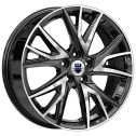 Диск литой КиК Кайлас 18x6.5J/5x108 D60.1 ET33 алмаз черный для CHERY Tiggo 7 PRO
