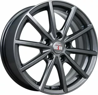 Диск литой Alcasta M61 16x6.5J/5x105 D56.6 ET38 Graphite