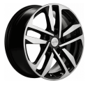 Диск литой Khomen Wheels 1612 16x6.5J/5x114.3 D67.1 ET43 Black-FP