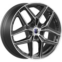 Диск литой КиК Юнион (КС1025) 17x7.0J/5x114.3 D67.1 ET45 алмаз черный для FAW Besturn X80