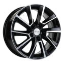Диск литой Khomen Wheels KHW1507 (Rapid/Fabia) 15x6.0J/5x100 D57.1 ET38 Black-FP для VOLKSWAGEN Golf IV