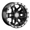 Диск литой LS Wheels 1350 17x9.0J/6x139.7 D106.1 ET15 BKL