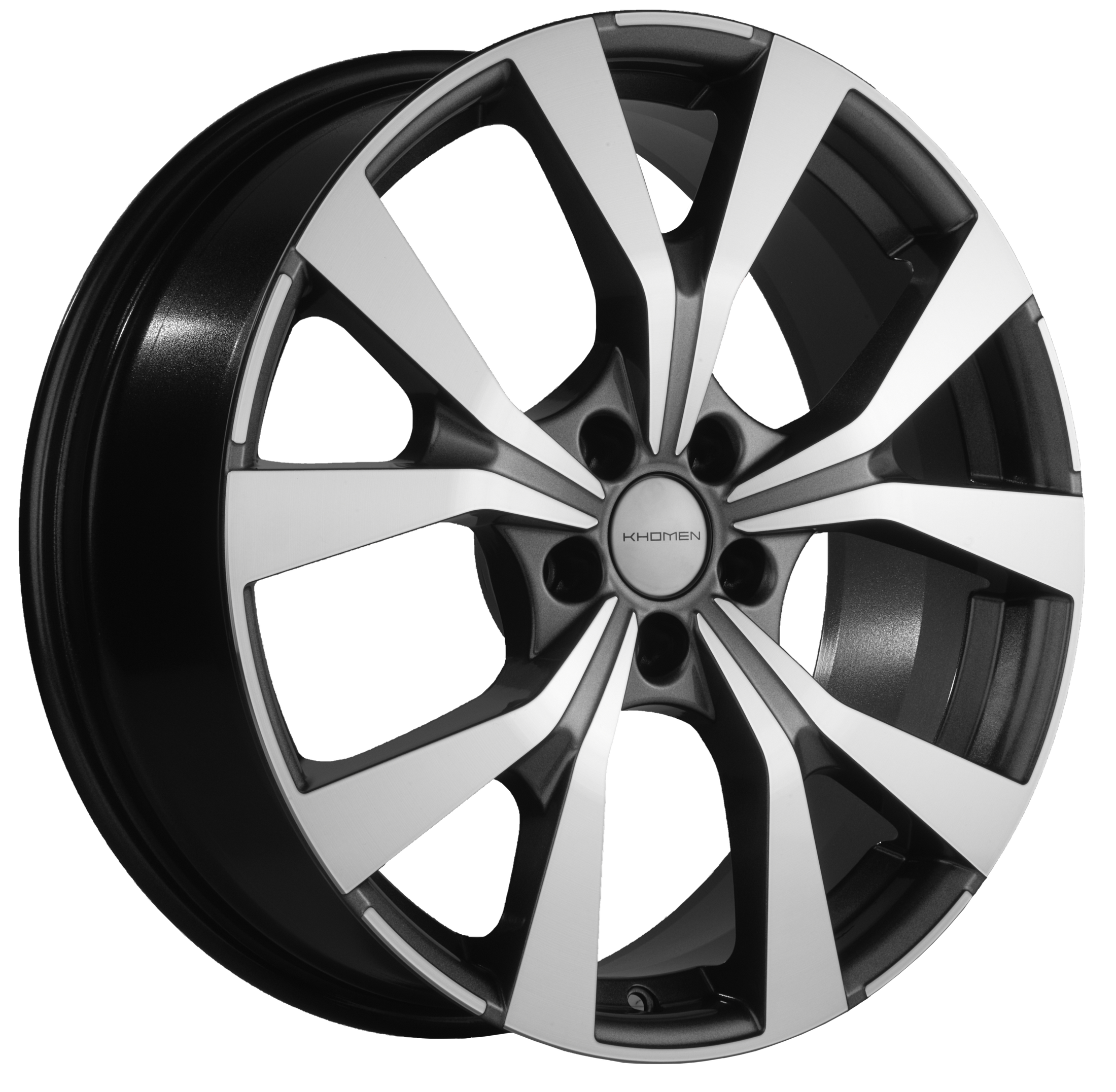 Диск литой Khomen Wheels 1906 19x7.0J/5x108 D65.1 ET36 Gray-FP