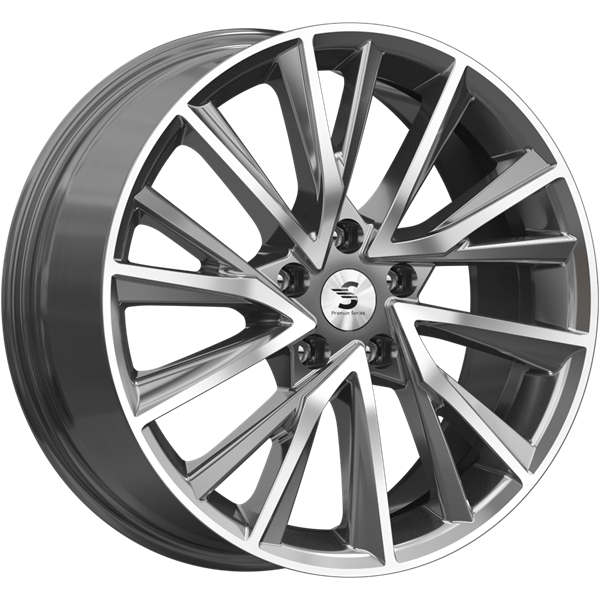Диск литой Premium Series KP010 18x7.5J/5x114.3 D60.1 ET39 Diamond Gloss Graphite