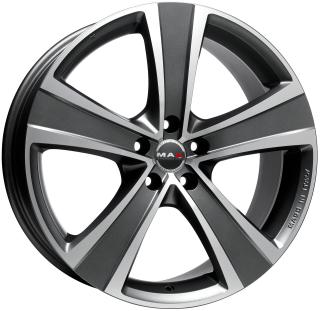 Диск литой MAK Fuoco 5 19x8.5J/5x130 D71.6 ET45 Ice Titan