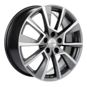 Диск литой Khomen Wheels KHW1722 (Coolray) 17x6.5J/5x114.3 D54.1 ET45 Gray-FP
