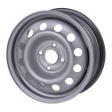 Диск штамп. EuroDisk 14005 14x5.5J/4x100 D57.1 ET35 Silver