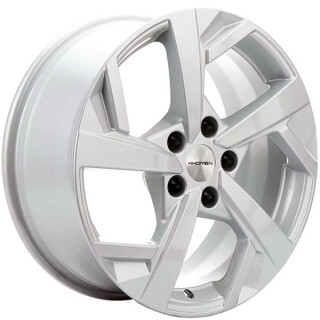 Диск литой Khomen Wheels KHW1712 (Karoq/Octavia/Passat/Tiguan) 17x7.0J/5x112 D57.1 ET43 F-Silver