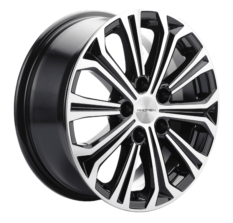 Диск литой Khomen Wheels KHW1610 (Chery Tiggo 3/Tiggo 3 Pro) 16x6.5J/5x108 D60.1 ET45 Black-FP