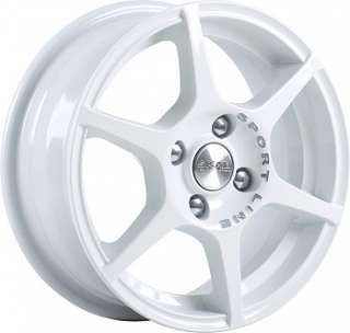 Диск литой СКАД Ягуар 14x5.5J/4x100 D67.1 ET38 алмаз-белый