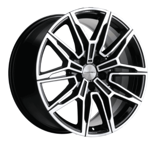 Диск литой Khomen Wheels 1904 19x9.5J/5x112 D66.6 ET40 Black-FP