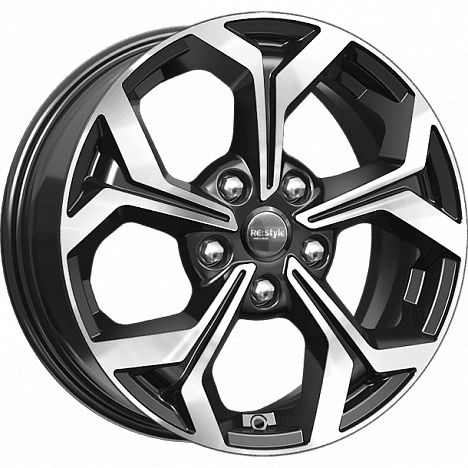 Диск литой КиК КС878 16x6.5J/5x108 D63.3 ET50 алмаз черный