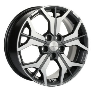 Диск литой Khomen Wheels 1715 17x7.0J/5x114.3 D67.1 ET45 Gray-FP