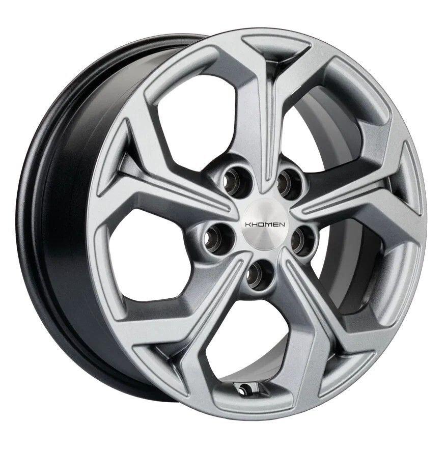 Диск литой Khomen Wheels KHW1606 (Mitsubishi) 16x6.5J/5x114.3 D67.1 ET46 G-Silver