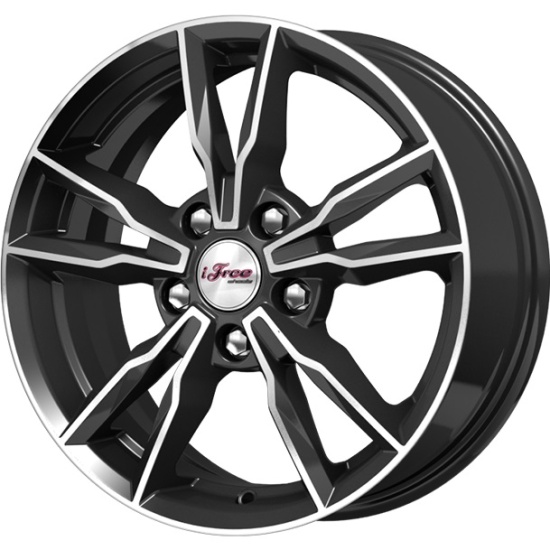 Диск литой iFree Апероль 15x6.0J/4x100 D54.1 ET46 блэк джек