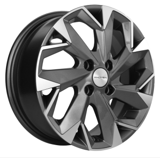 Диск литой Khomen Wheels 1508 15x6.0J/4x100 D56.6 ET45 Gray-FP