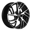 Диск литой Khomen Wheels 1722 17x6.5J/5x114.3 D54.1 ET45 Black-FP