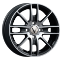 Диск литой K7 K173 14x5.5J/4x100 D67.1 ET45 алмаз черный