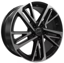 Диск литой Khomen Wheels KHW1815 18x8.0J/5x114.3 D60.1 ET45 Black-FP