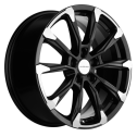 Диск литой Khomen Wheels 1808 18x7.5J/5x114.3 D54.1 ET50 Black-FP