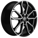 Диск литой Khomen Wheels KHW1816 18x7.0J/5x114.3 D54.1 ET53 Black-FP