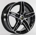 Диск литой CrossStreet CR-27 15x6.0J/4x100 D56.6 ET40 BKF