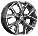 Диск литой КиК Айона (КС1169) 18x6.5J/5x108 D60.1 ET33 алмаз чёрный