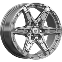 Диск литой КиК Дистрикт 18x8.0J/6x139.7 D106.1 ET25 дарк платинум