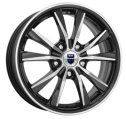 Диск литой КиК Слайдер 16x6.5J/5x100 D56.1 ET55 алмаз черный