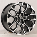 Диск литой Replica FR B592 21x9.5J/5x112 D66.6 ET30 Black Machined Face