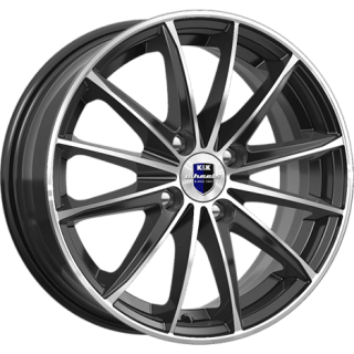 Диск литой КиК Пойнт Бланк 15x6.0J/4x100 D67.1 ET40 алмаз чёрный