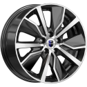 Диск литой КиК Гамбит 16x6.5J/5x114.3 D60.1 ET50 алмаз чёрный
