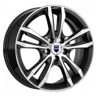 Диск литой КиК Samara-оригинал 16x6.0J/4x114.3 D67.1 ET40 алмаз чёрный