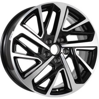 Диск литой KDW KD1727 17x7.0J/5x108 D60.1 ET33 Black_Front_Polished